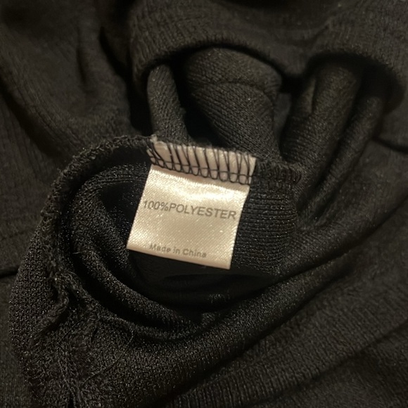 Vetior Black V Neck Pocketed Sweater Vest Mini Dress - Picture 13 of 15